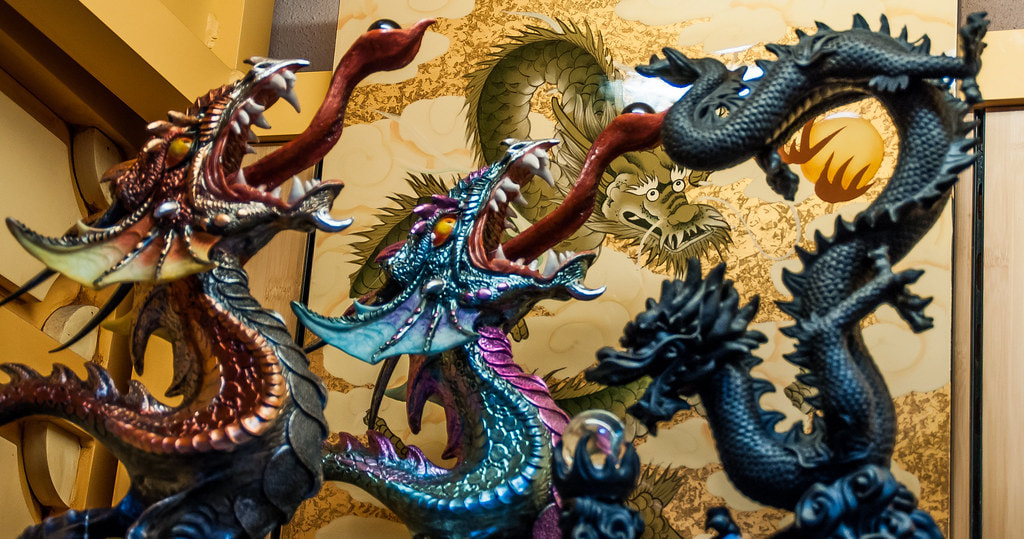 Animal Wisdom Candle - Dragon Banner